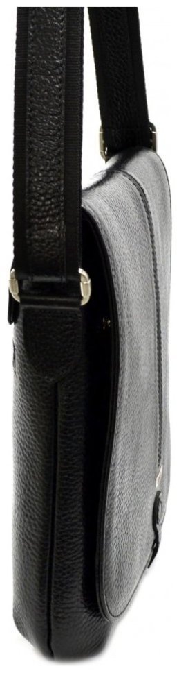 Мужская наплечная сумка из натуральной кожи DESISAN 81345 Черная фото №3 Мужская наплечная сумка из натуральной кожи DESISAN 81345 Черная modnotak фото №3