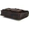 Вантажний портфель темно-коричневого кольору з натуральної шкіри VINTAGE STYLE (14086) - 5