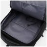 Вместительный мужской рюкзак из черного текстиля с отсеком для ноутбука Monsen 71545 - 7