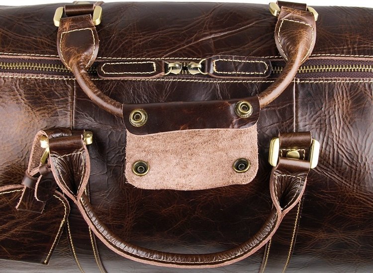 Стильная кожаная дорожная сумка на двух колесах VINTAGE STYLE (14254) modnotak фото №8