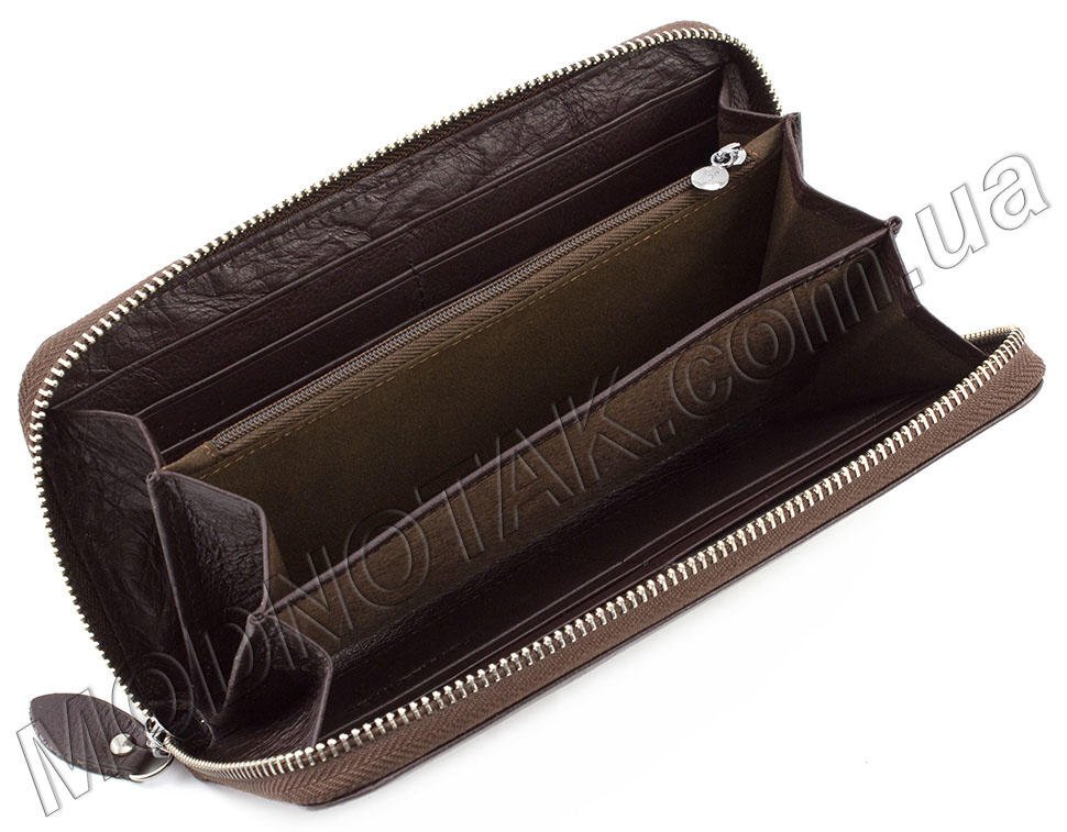 Жіночий гаманець з натуральної шкіри на блискавці H - Leather Accessories (17987)