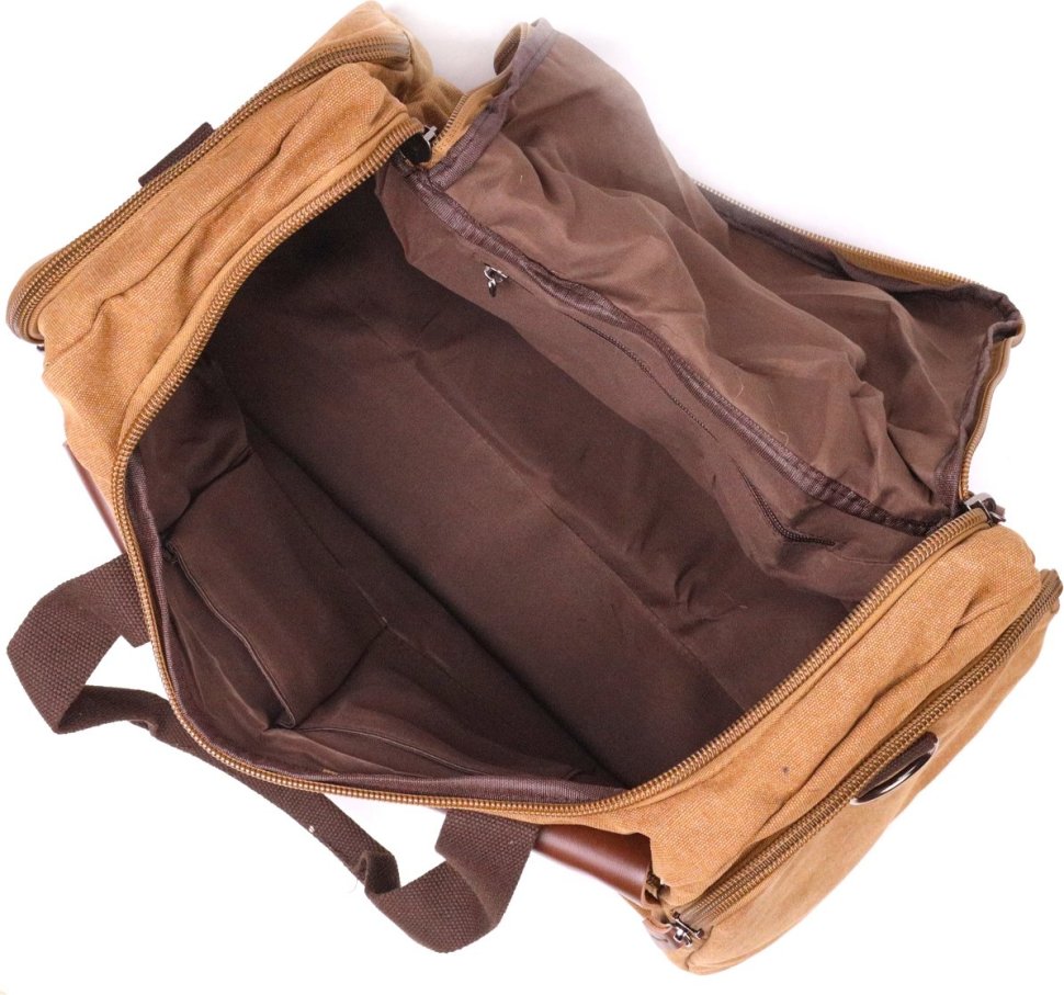 Руда дорожня сумка великого розміру з текстилю Vintage (2421239)