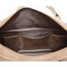 Винтажная кожаная дорожная сумка большого размера в коричневом цвете TARWA (19917) - 5