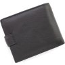 Чоловічий шкіряний портмоне високої якості в чорному кольорі під багато дисконтних карток Marco Coverna (21585) - 3