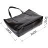 Жіноча шкіряна сумка шоппер чорного кольору Vintage (2422095) - 10