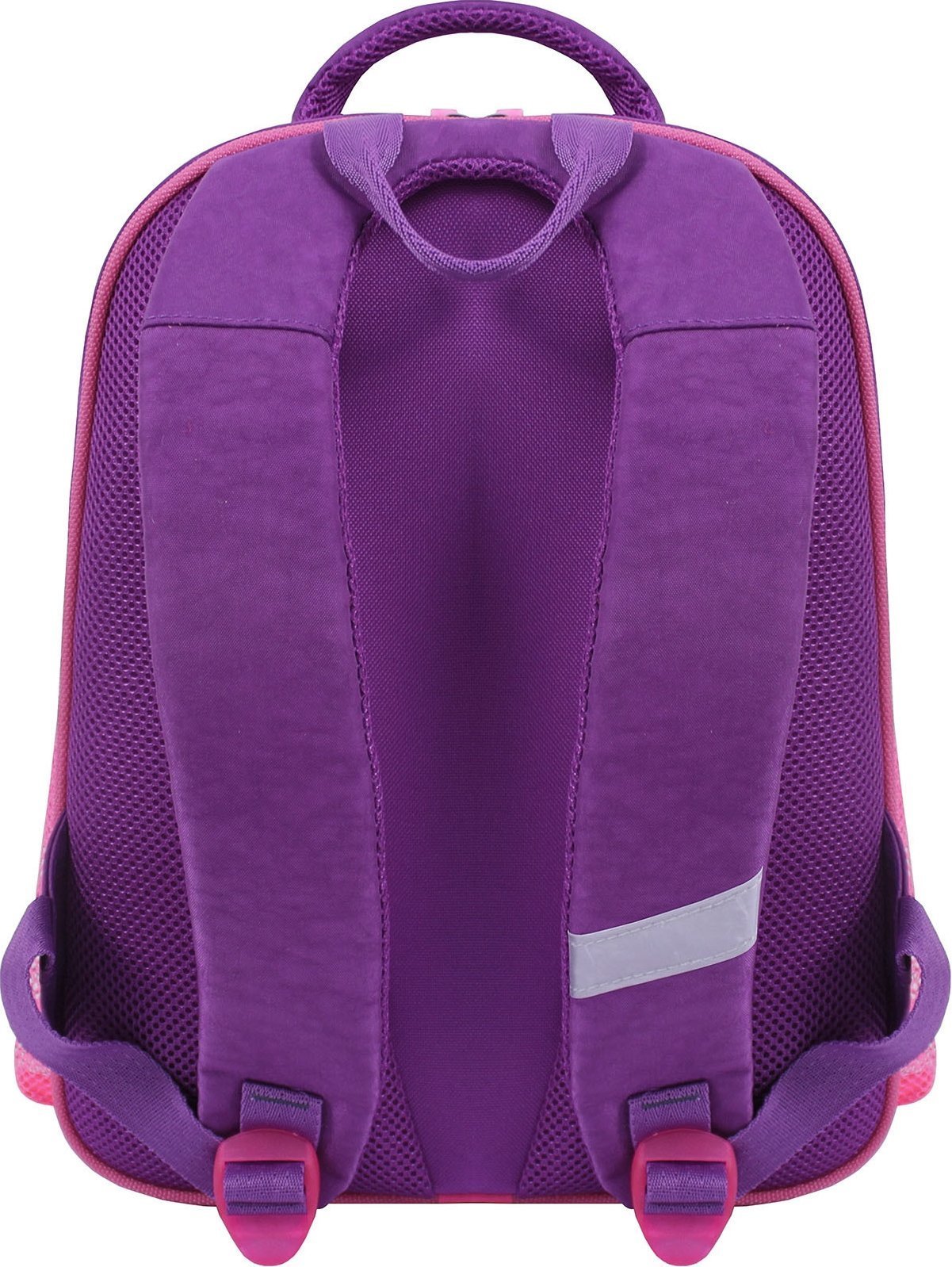 Фиолетовый текстильный школьный рюкзак для девочек с котиком Bagland (53745)