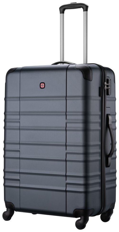 Валіза Wenger, Amplar, велика, пластик, 4 колеса, синя modnotak фото №2
