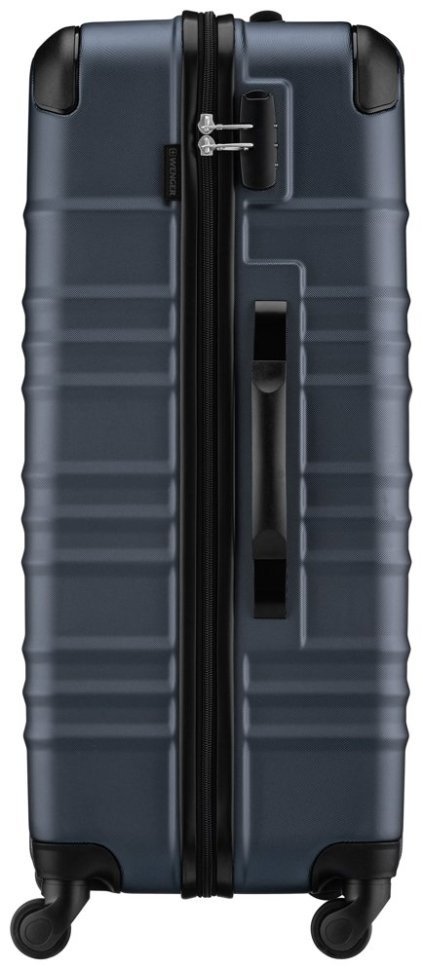 Валіза Wenger, Amplar, велика, пластик, 4 колеса, синя modnotak фото №5