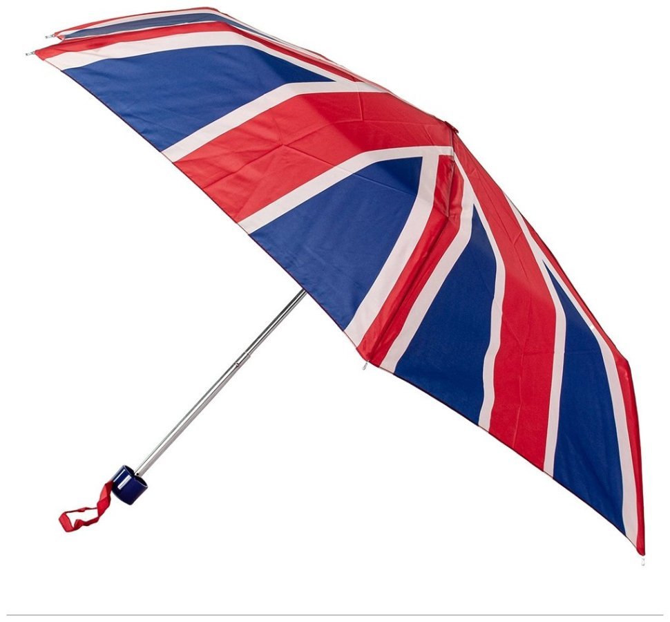 Женский зонт Incognito-4 L412 Union Jack (складной, механика, с принтом флага Британии) 93945 modnotak фото №1