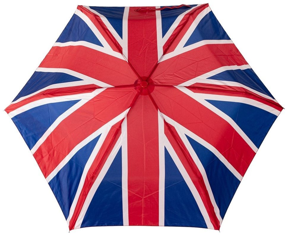 Женский зонт Incognito-4 L412 Union Jack (складной, механика, с принтом флага Британии) 93945 modnotak фото №2