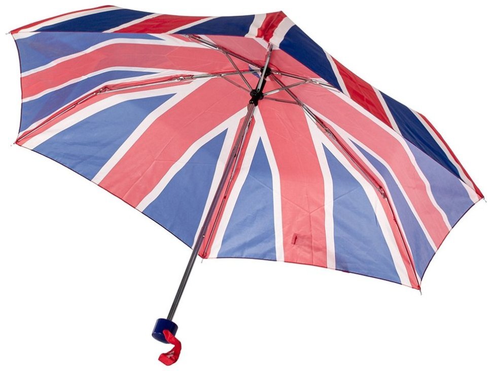 Женский зонт Incognito-4 L412 Union Jack (складной, механика, с принтом флага Британии) 93945 modnotak фото №3
