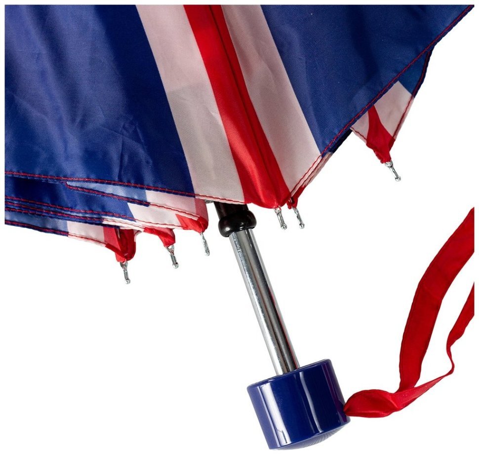 Женский зонт Incognito-4 L412 Union Jack (складной, механика, с принтом флага Британии) 93945 modnotak фото №5