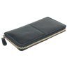 Женский горизонтальный кошелек из гладкой кожи на молнии Ashwood T90 94245 черного цвета фото №3 Женский горизонтальный кошелек из гладкой кожи на молнии Ashwood T90 94245 черного цвета modnotak фото - 3