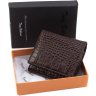 Повсякденний гаманець високої якості з натуральної коричневої шкіри Tony Bellucci (10778) - 7