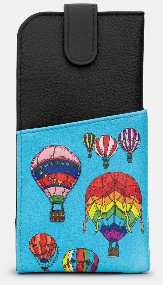 Стильный чехол для очком из фактурной кожи с принтом воздушных шоров Yoshi Y4309 разноцветный 94945 modnotak фото №1
