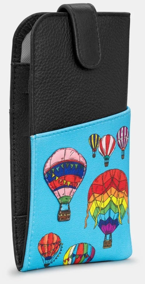 Стильный чехол для очком из фактурной кожи с принтом воздушных шоров Yoshi Y4309 разноцветный 94945 modnotak фото №3