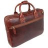 Мужская кожаная сумка для ноутбука через плечо на молнии Ashwood K46 коричневого цвета 95445 фото №2 Мужская кожаная сумка для ноутбука через плечо на молнии Ashwood K46 коричневого цвета 95445 modnotak фото - 2