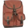 Женский повседневный рюкзак оранжевого цвета из текстиля Bagland (55745) - 1