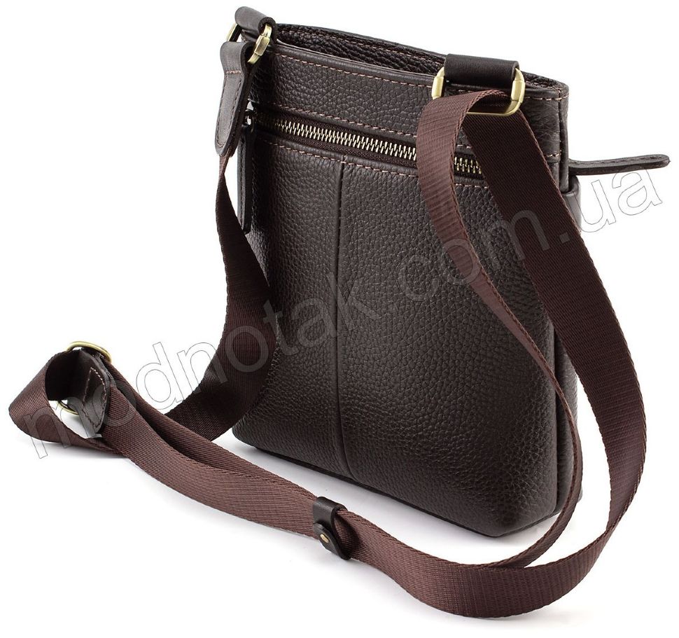 Чоловіча сумка коричневого кольору на плече VATTO (11886)