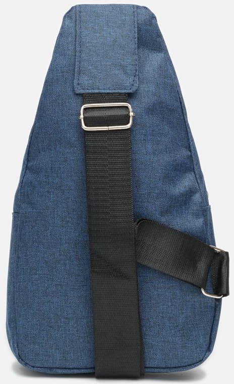 Синя чоловіча текстильна сумка-слінг через плече Monsen (56745)