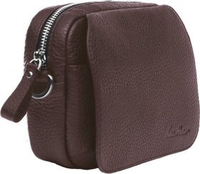 Коричневая сумка на пояс Issa Hara B31-05 (12141)