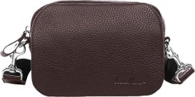 Коричневая сумка на пояс Issa Hara B31-05 (12141)