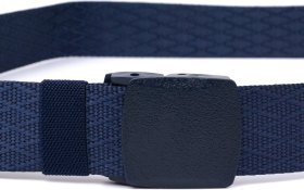Синий текстильный мужской ремень под брюки Vintage (2420588)