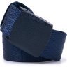 Синий текстильный мужской ремень под брюки Vintage (2420588) - 5