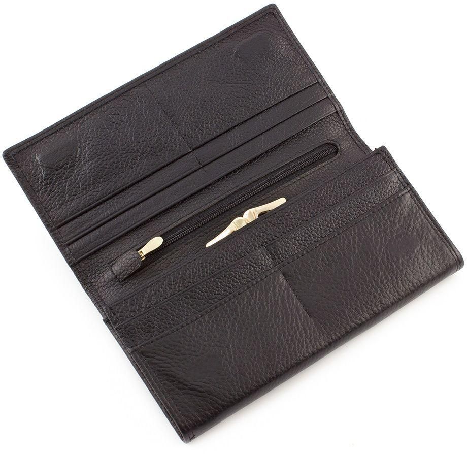 Классический кожаный кошелек с магнитной фиксацией BOSTON (16231)