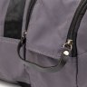 Серая мужская спортивная сумка из текстиля с ручками Vintage (20641)  - 3
