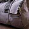 Сіра чоловіча спортивна сумка з текстилю з ручками Vintage (20641) - 8