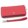 Зручний жіночий гаманець червоного кольору на блискавці ST Leather (16409) - 3