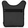 Чоловіча текстильна сумка-месенджер чорного кольору через плече Confident 77445 - 4