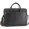 Мужская сумка для ноутбука до 15 дюймов из винтажной кожи коричневого цвета Tom Stone 77745 - 1
