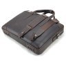 Мужская сумка для ноутбука до 15 дюймов из винтажной кожи коричневого цвета Tom Stone 77745 - 6