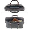 Мужская сумка для ноутбука до 15 дюймов из винтажной кожи коричневого цвета Tom Stone 77745 - 9