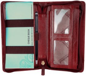 Шкіряне портмоне для подорожей з осередком для паспорта Hammonds Flycatcher PH601 коричневе 108045