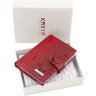 Шкіряне жіноче обкладинка для документів в червоному кольорі KARYA (440-019) - 7