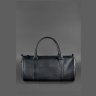 Кожаная дорожная сумка-бочонок черного цвета Harper Krast 78545 - 6