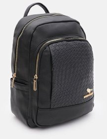 Повсякденний жіночий рюкзак з якісної екошкіри Monsen 88845 Чорний