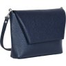 Жіноча сумка-кроссбоді з натуральної шкіри темно-синього кольору Issa Hara Лінда (27008) - 2