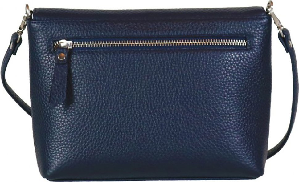 Жіноча сумка-кроссбоді з натуральної шкіри темно-синього кольору Issa Hara Лінда (27008)