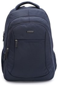 Вместительный мужской рюкзак из качественного текстиля Aoking 89245 Синий