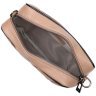 Бежевая женская сумка-кроссбоди с эффектом под плетеную кожу Vintage 2422409 - 4