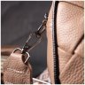 Бежевая женская сумка-кроссбоди с эффектом под плетеную кожу Vintage 2422409 - 8