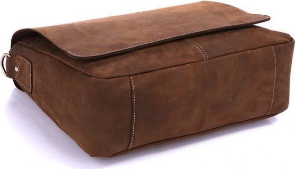 Шкіряний чоловічий портфель з відділенням під ноутбук VINTAGE STYLE (14092)