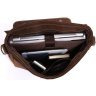 Кожаный мужской портфель с отделением под ноутбук VINTAGE STYLE (14092) - 9