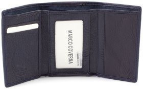 Маленький женский кожаный кошелек на магнитах Marco Coverna (17999)