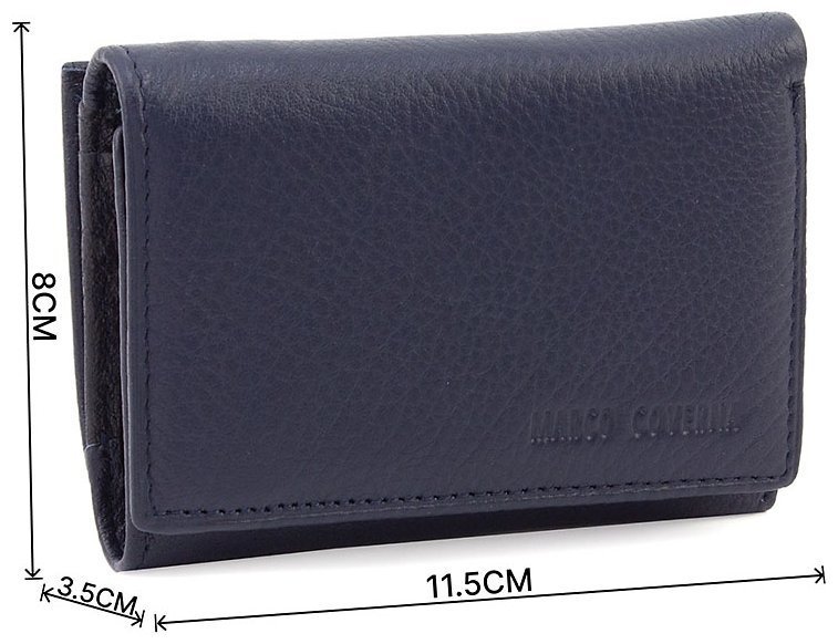 Маленький жіночий шкіряний гаманець на магнітах Marco Coverna (17999) modnotak фото №3