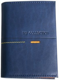 Картхолдер Beverly Hills із натуральної шкіри Vip Collection 102546 (синій)